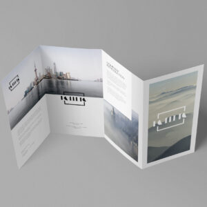 8 Page Long Multi-fold Brochure
