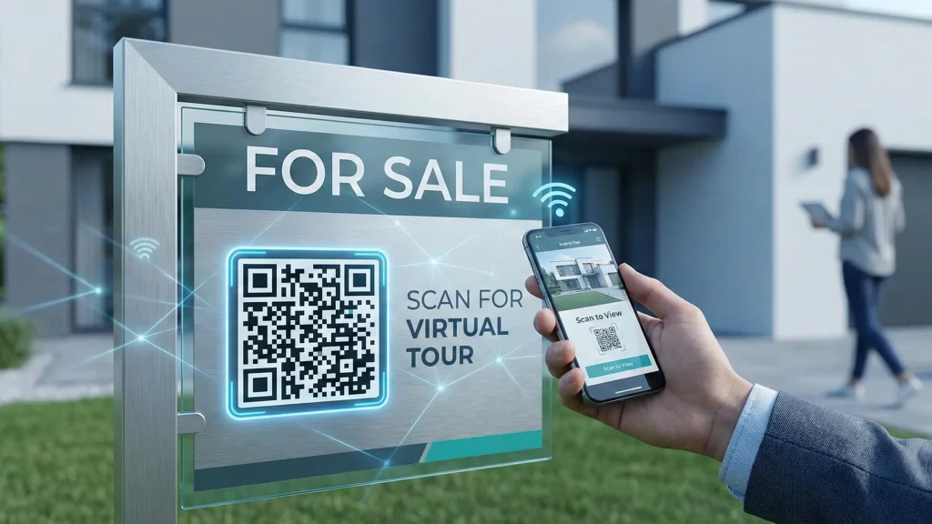 digital integration qr codes smart signage